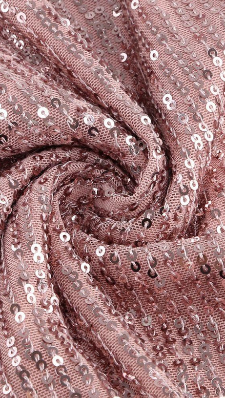 SEQUIN FEATHER OFF SHOULDER MINI DRESS