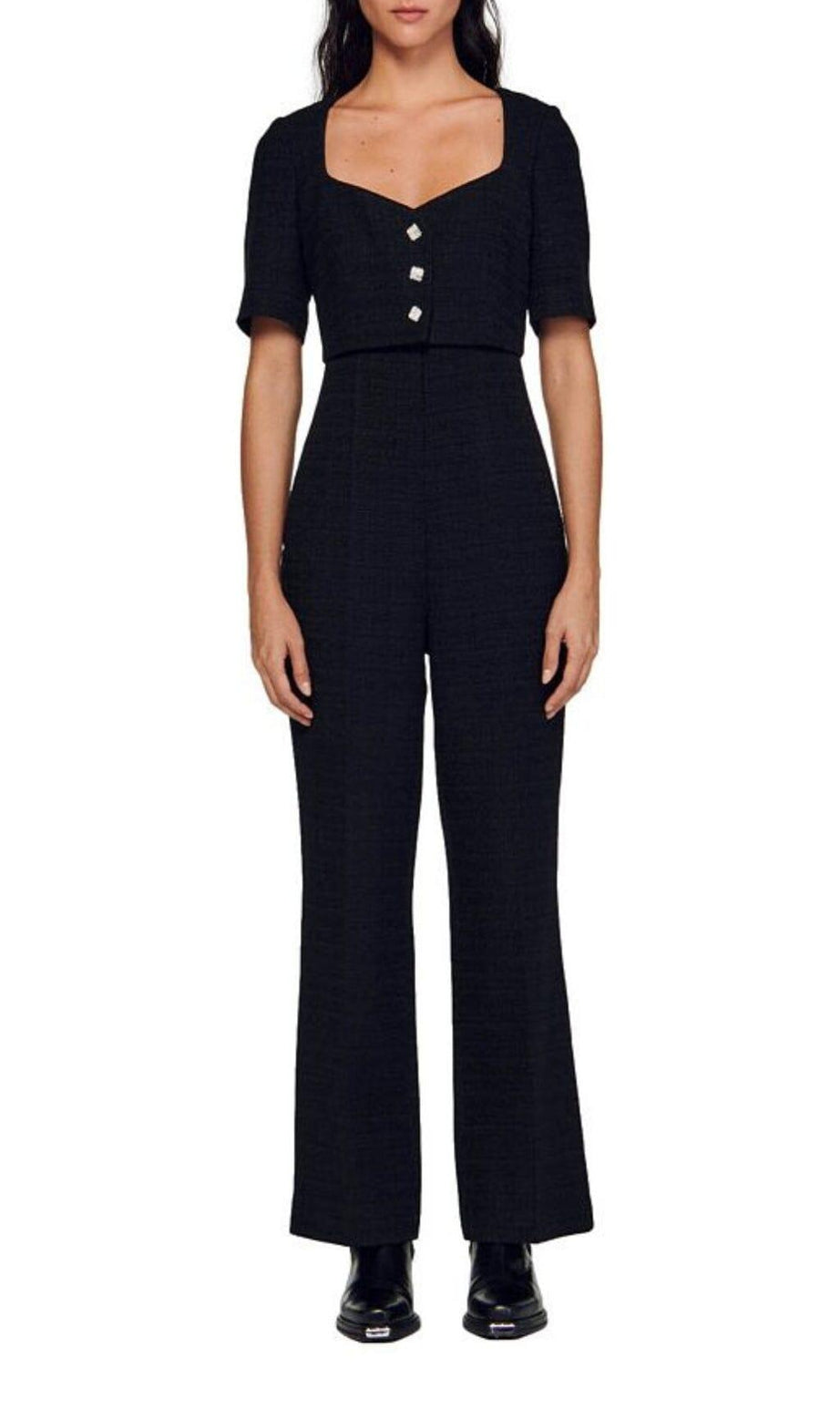 TERRENAS TWEED-JUMPSUIT 