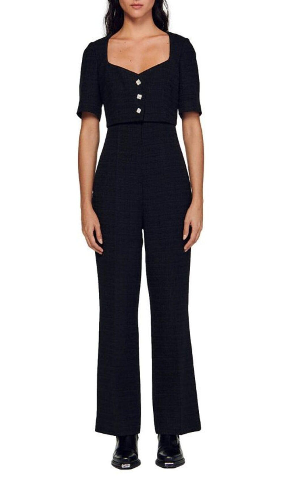 TERRENAS TWEED-JUMPSUIT 