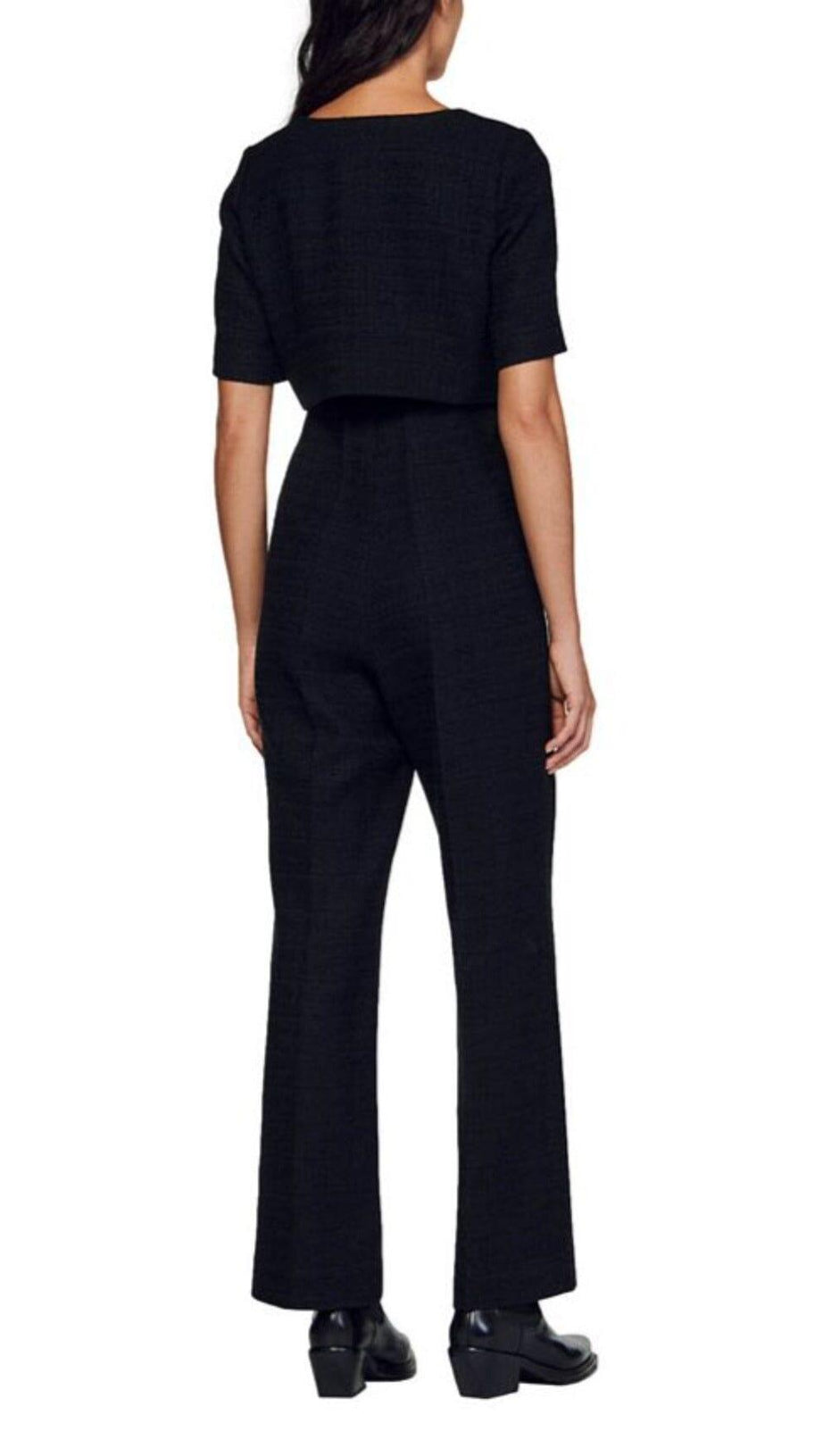 TERRENAS TWEED JUMPSUIT