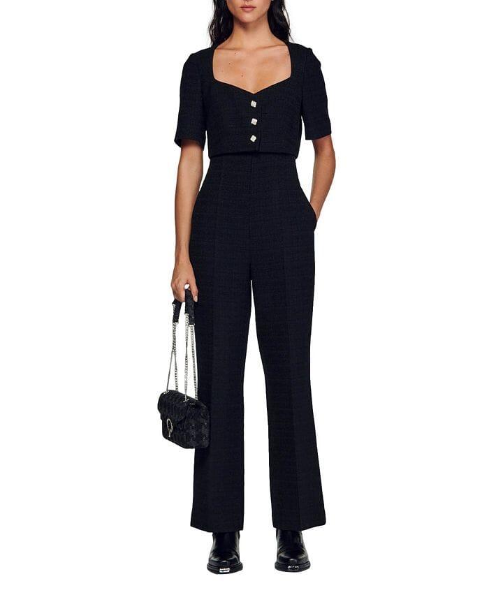 AIIZIE TERRENAS TWEED JUMPSUIT - product image