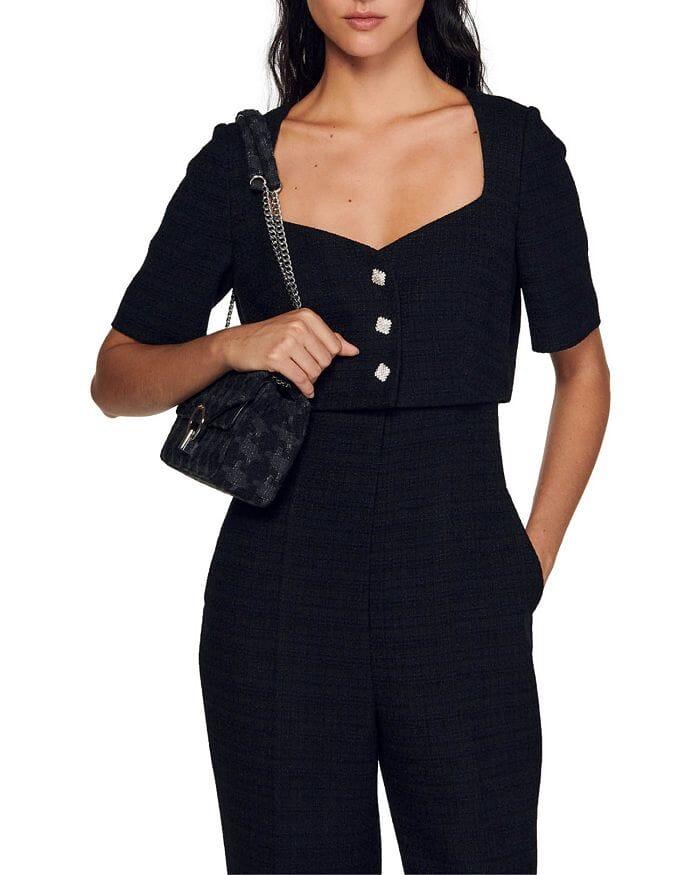 AIIZIE TERRENAS TWEED JUMPSUIT - product image