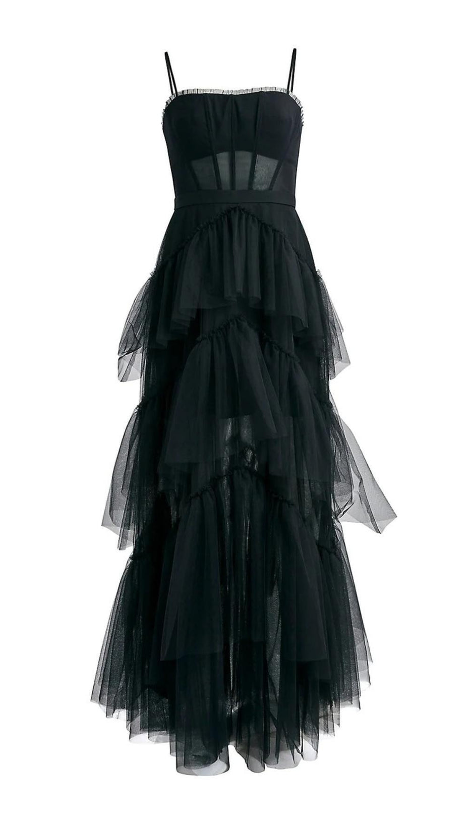 ESSENTIAL-KLEID AUS TÜLLKORSETT