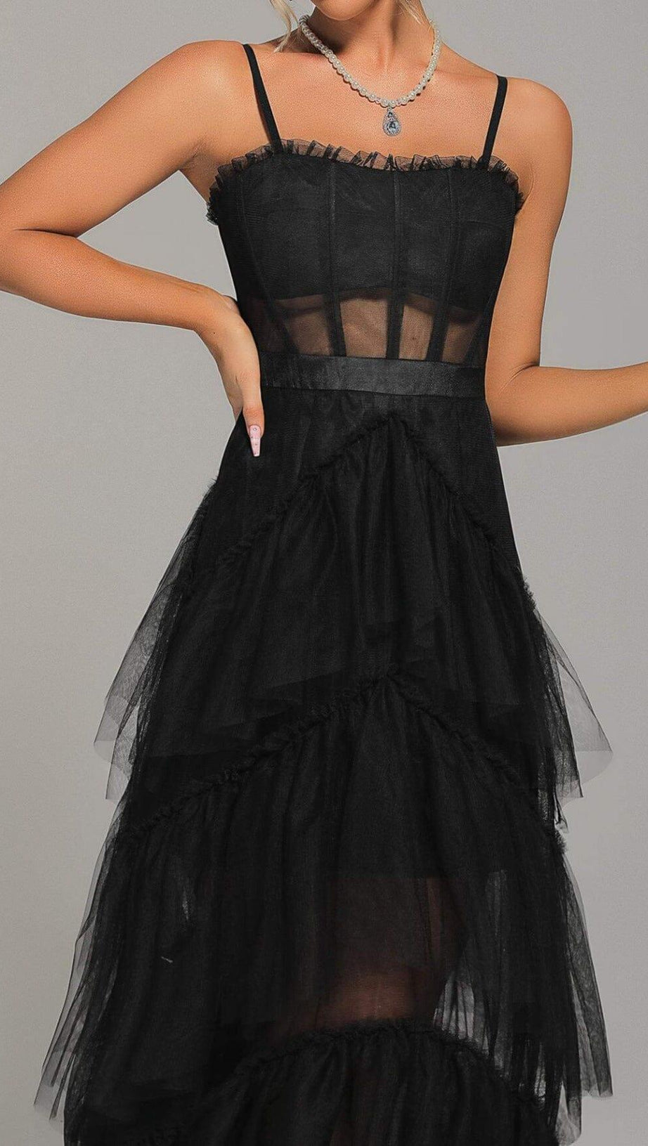 TULLE CORSET ESSENTIAL GOWN