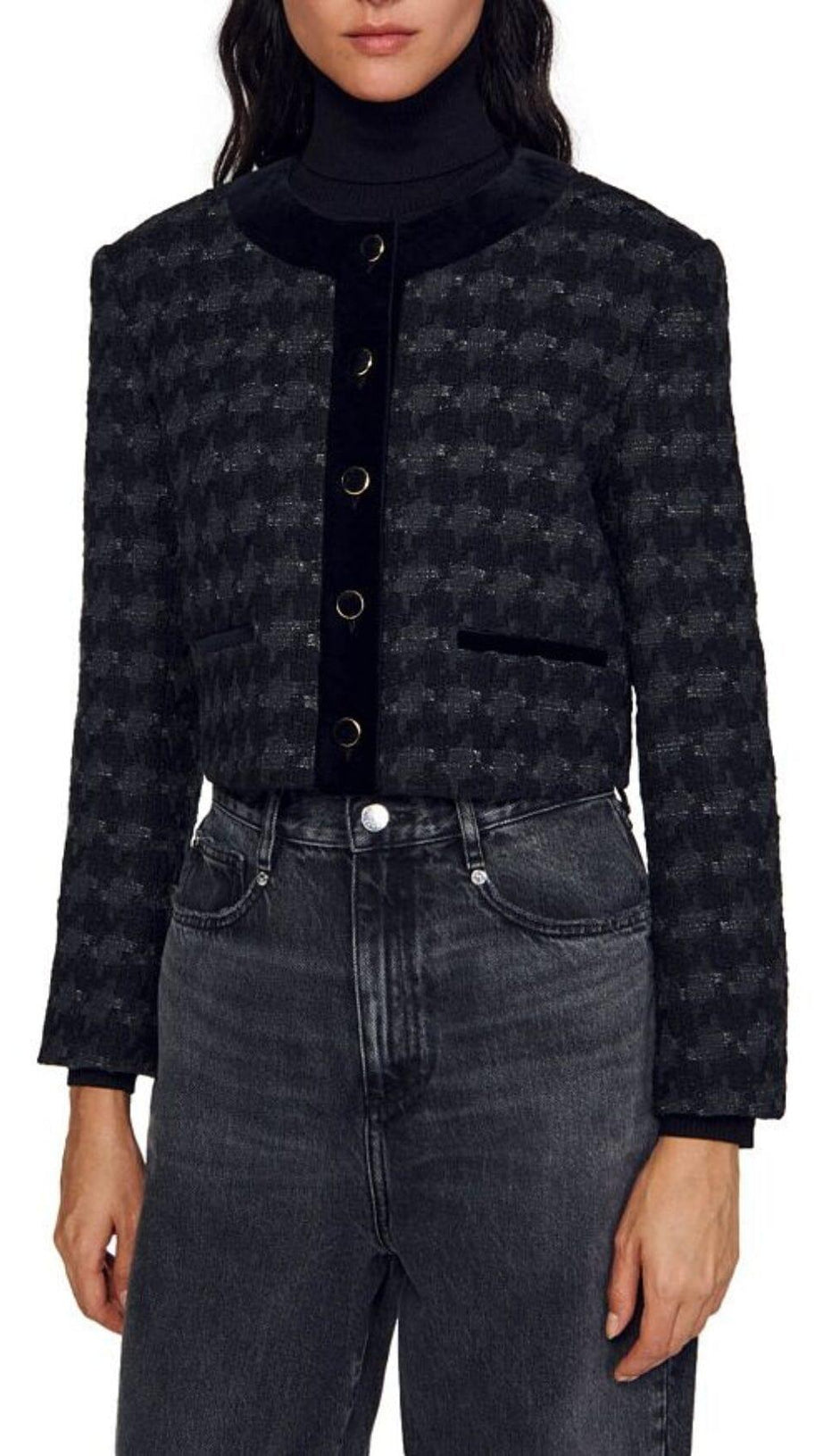 GIACCA CORTA IN TWEED VALI 