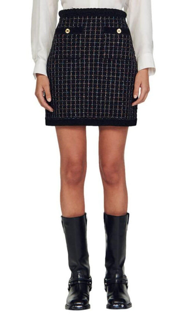 AIIZIE VELLA TEXTURED KNIT SKIRT - product image