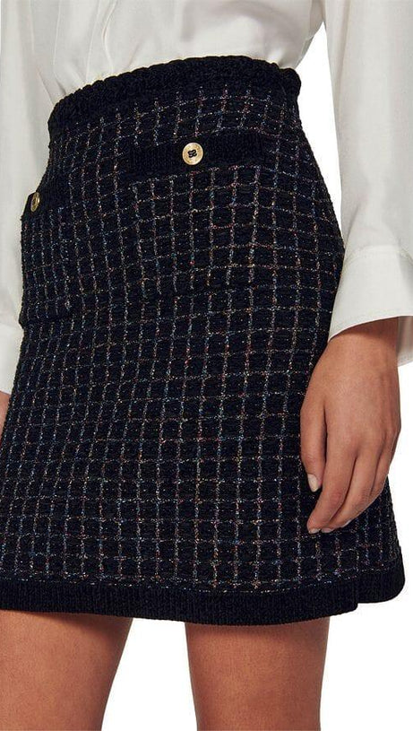 VELLA STRICKROCK MIT STRUKTUR 