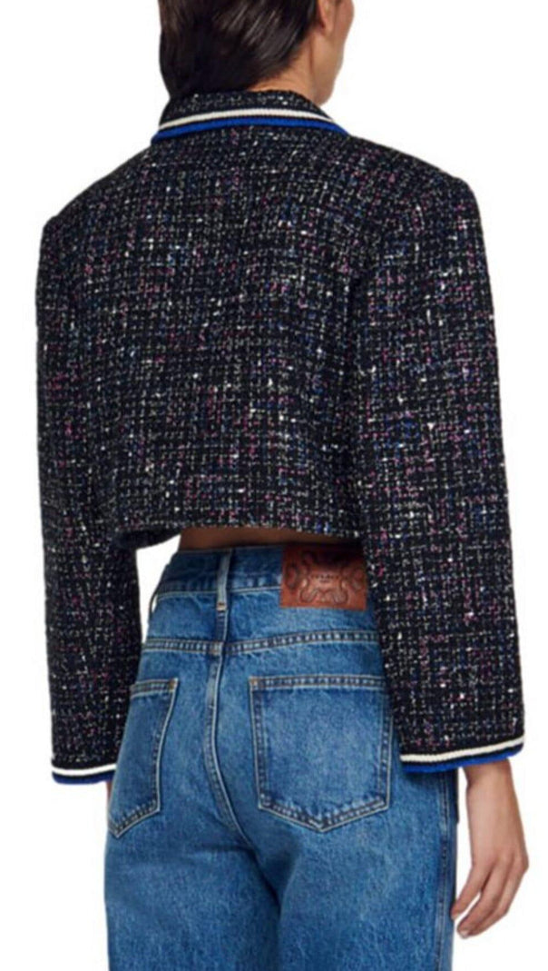 AIIZIE VICKY TWEED CROPPED JACKET - product image