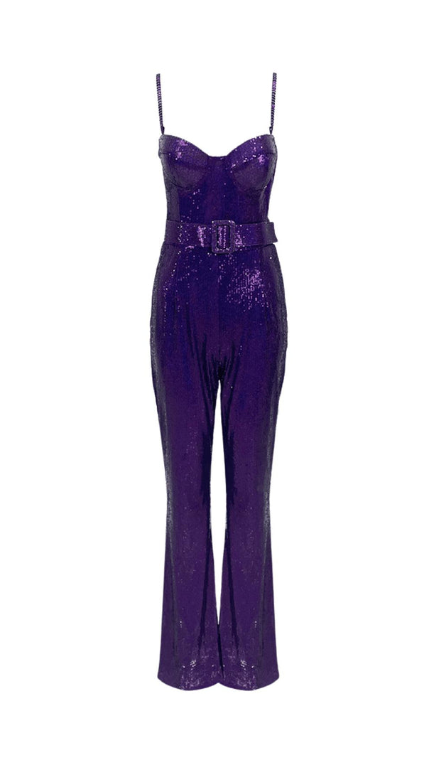AIIZIE SABRINA PURPLE JUMPSUIT - product image