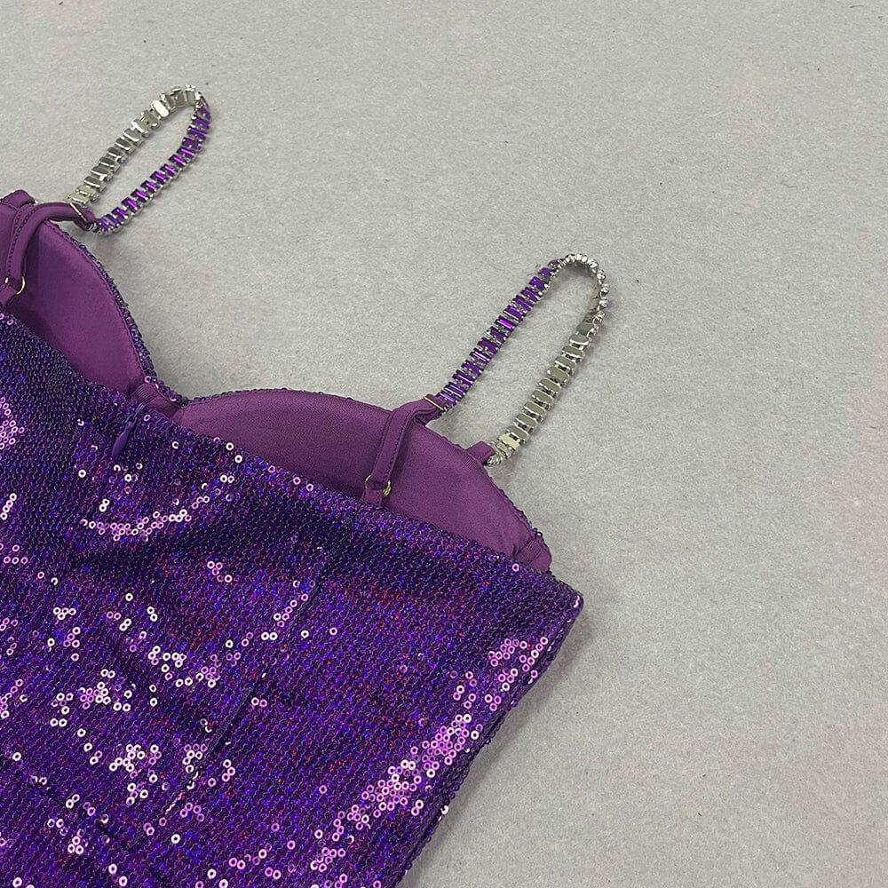 AIIZIE SABRINA PURPLE JUMPSUIT - product image