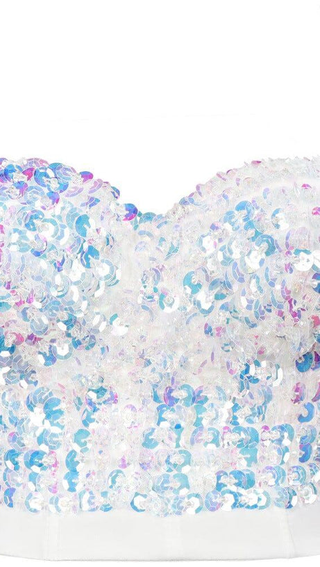 SEQUIN CROP TOP