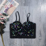 SEQUIN CROP TOP