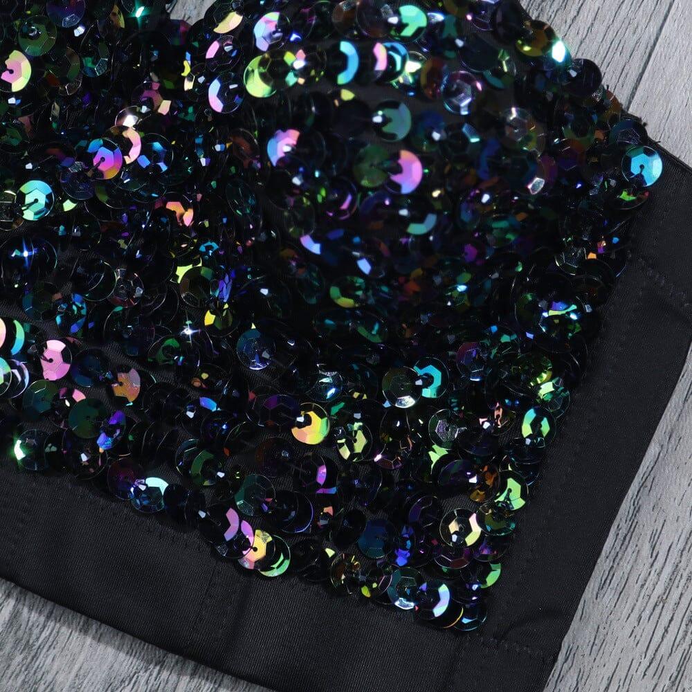 AIIZIE SEQUIN CROP TOP - product image