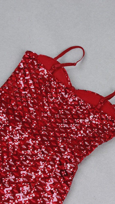 TUTA SLIM FIT CON BRETELLE E PAILLETTES SENZA SPALLINE