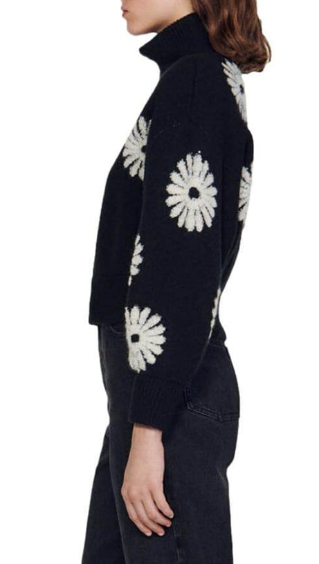 MAGLIONE JACQUARD FLOREALE SILAS 