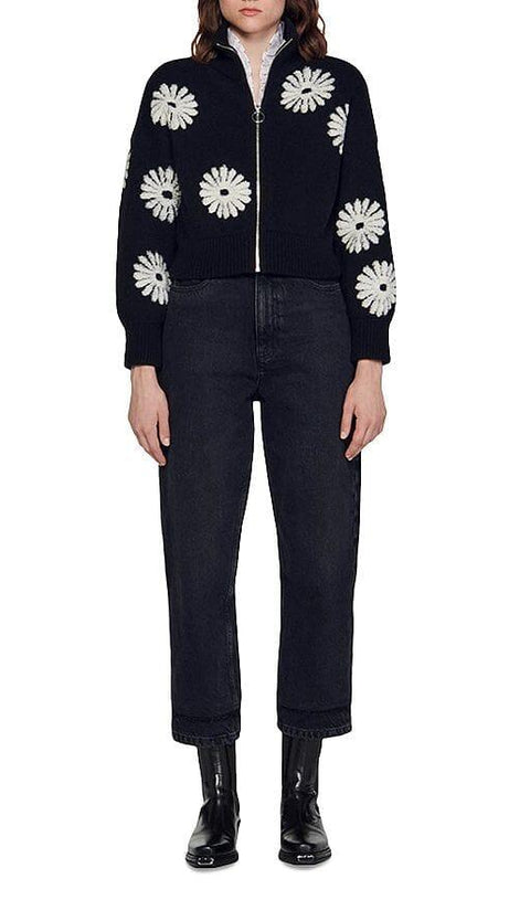 MAGLIONE JACQUARD FLOREALE SILAS 