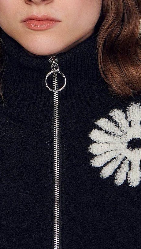 MAGLIONE JACQUARD FLOREALE SILAS 