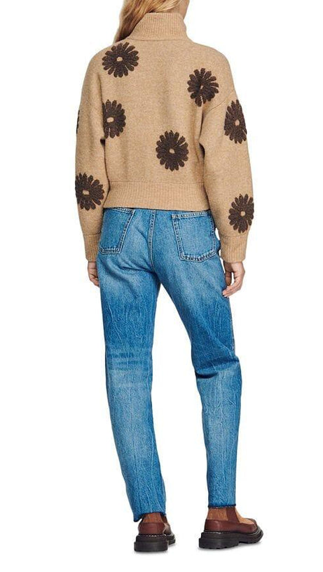 MAGLIONE JACQUARD FLOREALE SILAS 