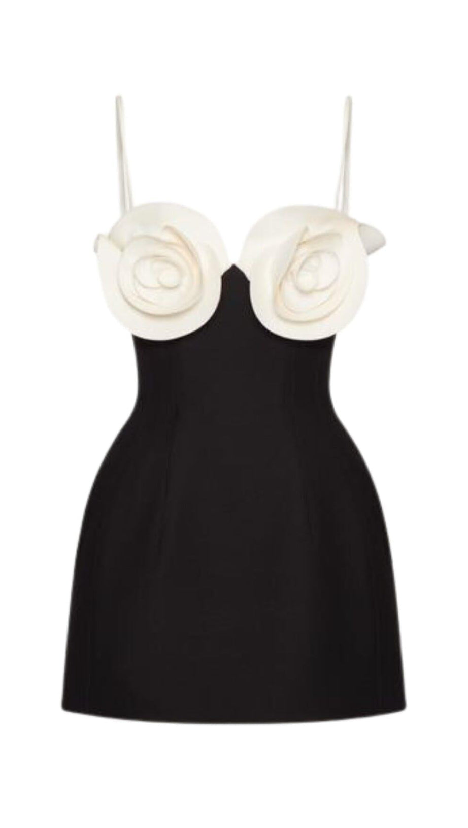 ÄRMELLOSES BLUMEN-SPLEISS-MINIKLEID MIT ENGER BANDAGE