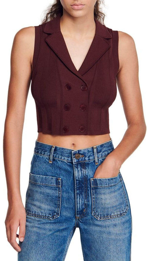AIIZIE SOLUNE KNIT VEST - product image