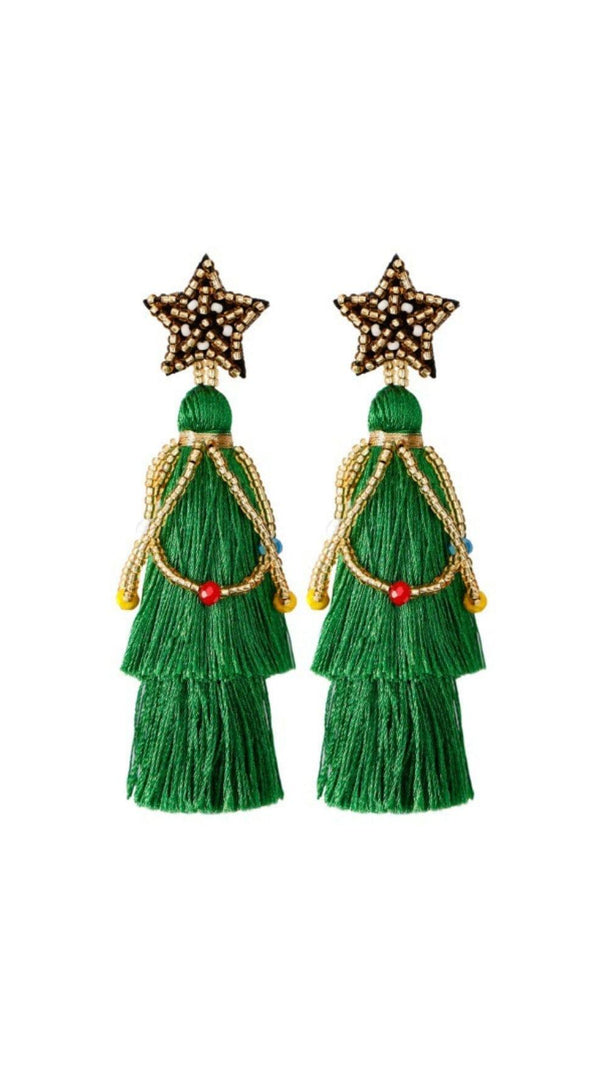 AIIZIE STAR TASSEL EARRINGS - product image