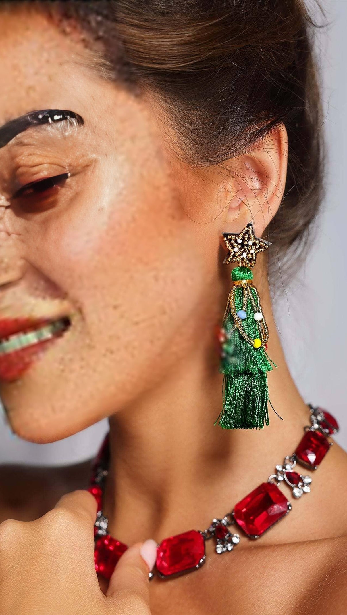 AIIZIE STAR TASSEL EARRINGS - product image