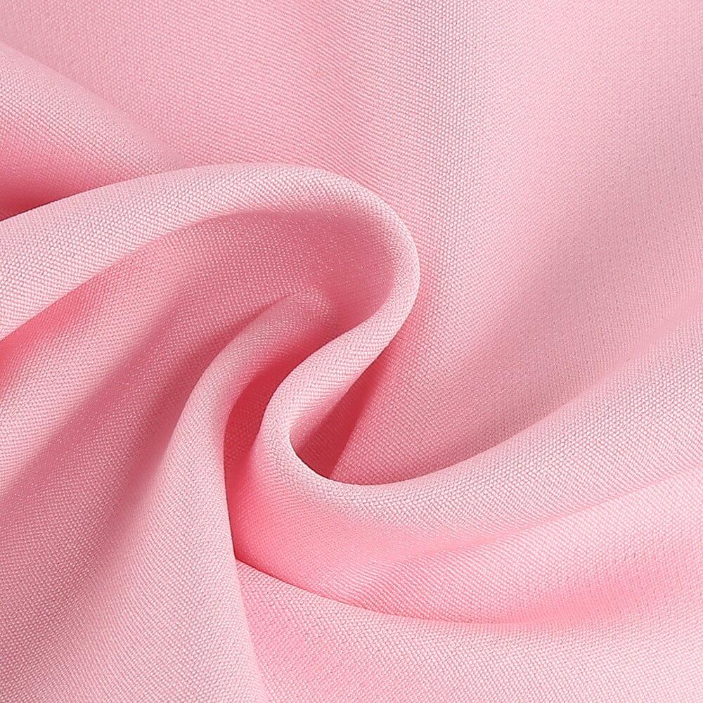 AIIZIE PINK ROSE FLORAL STRAPLESS MINI DRESS - product image