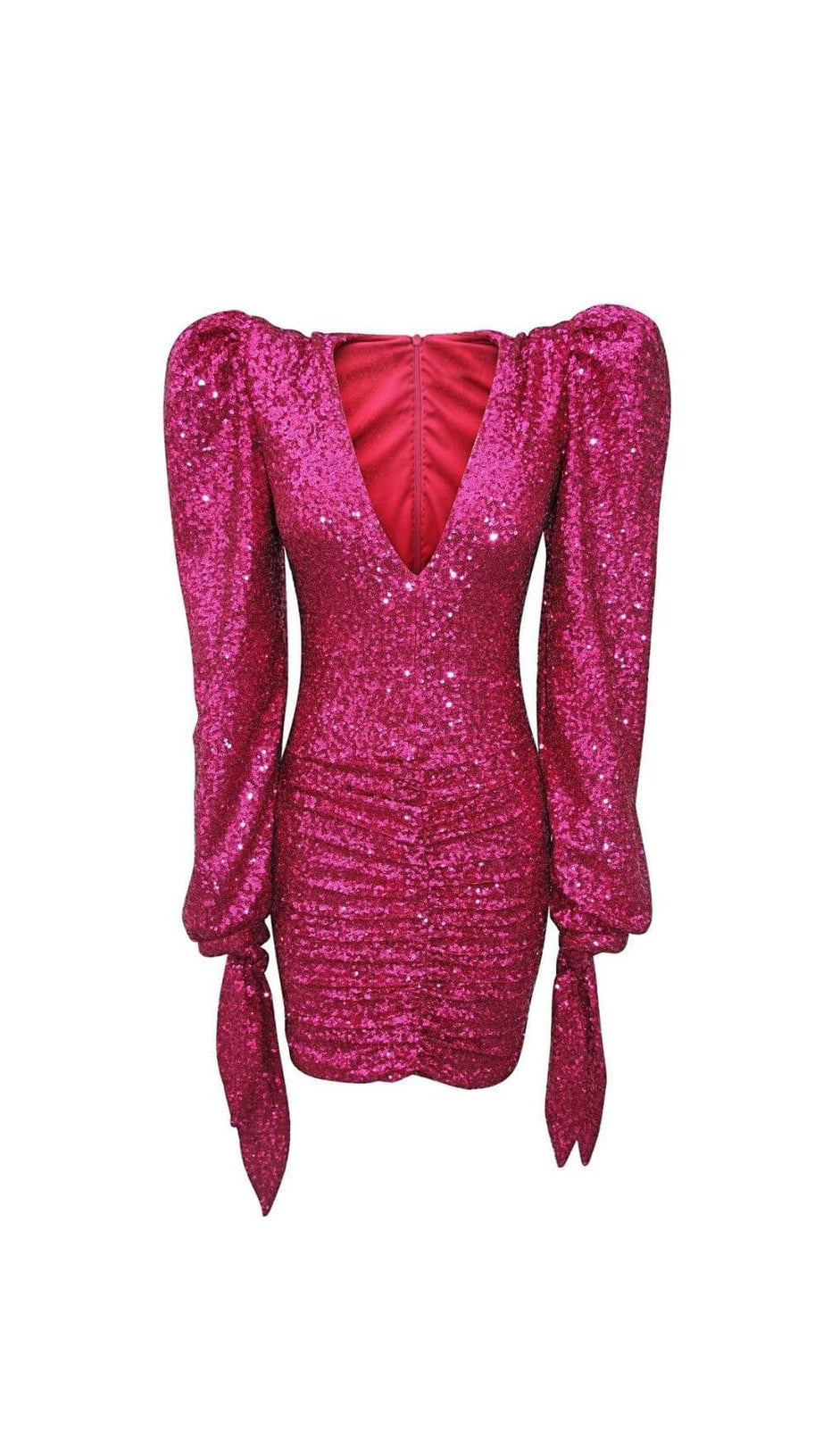 PINK SEQUIN MINI DRESS