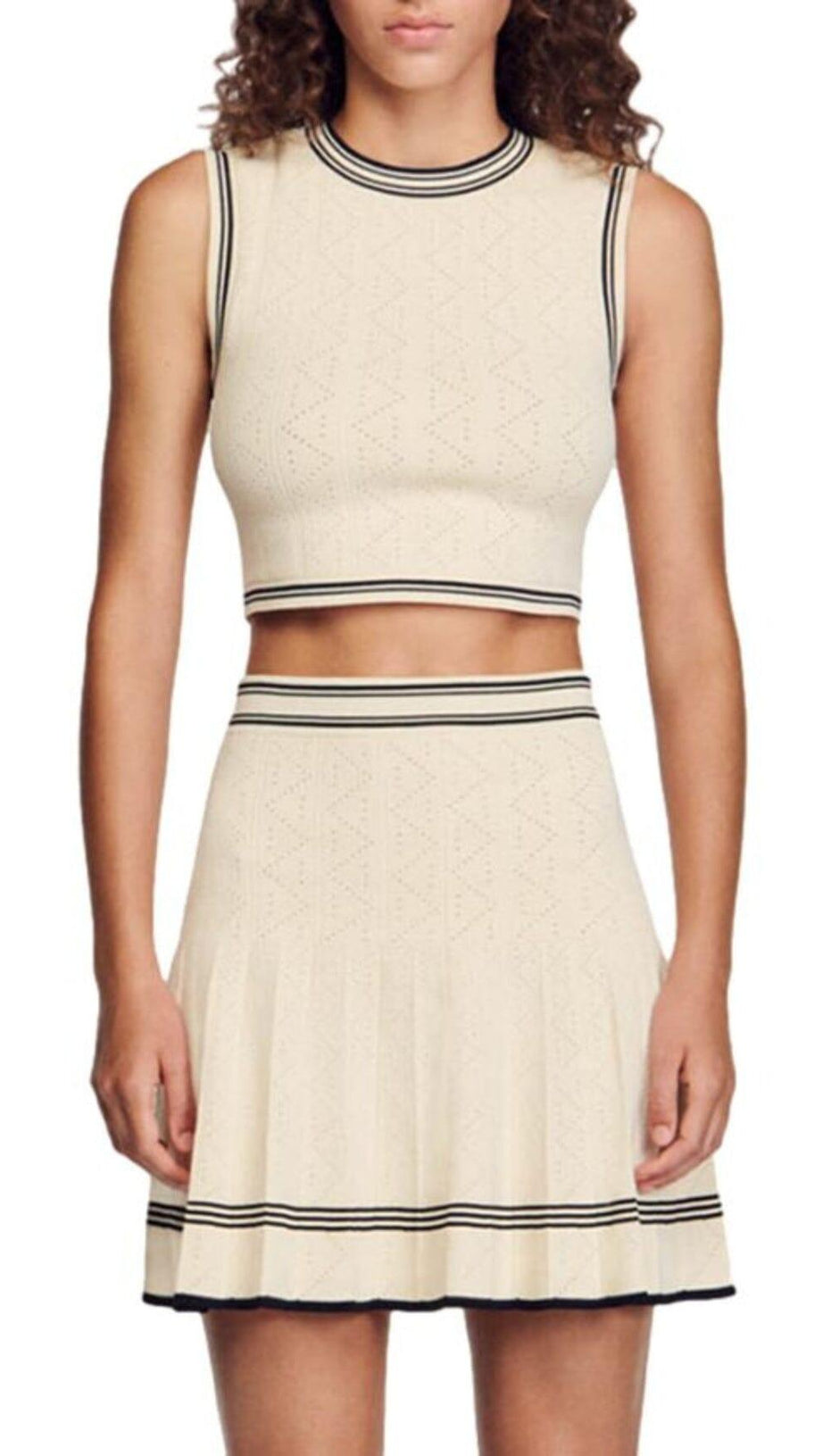 MAGLIONE CORTO SENZA MANICHE POISSON 