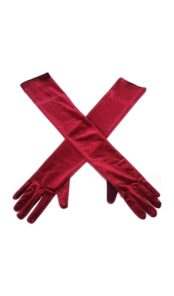 RED VELVET GLOVES