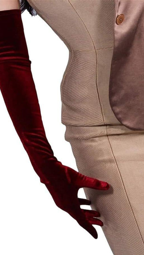 RED VELVET GLOVES