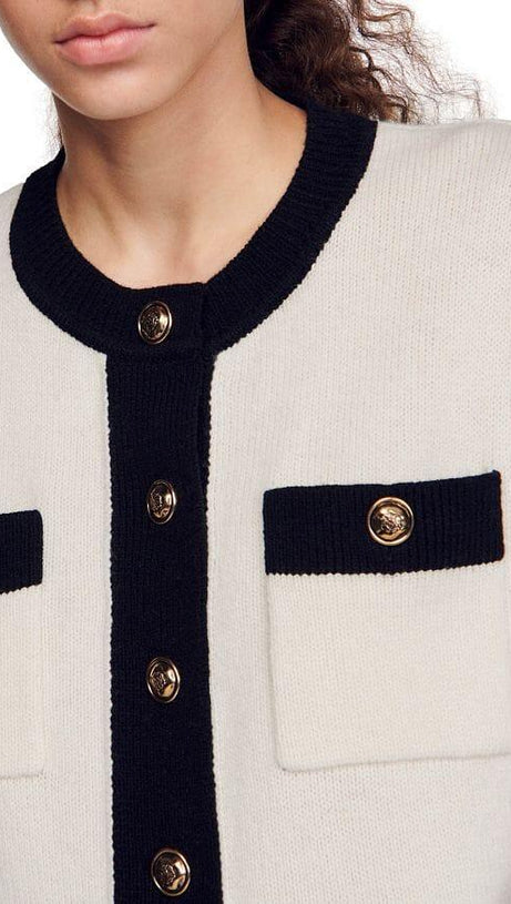 CAPPOTTO LUNEA BICOLORE SENZA MANICHE 