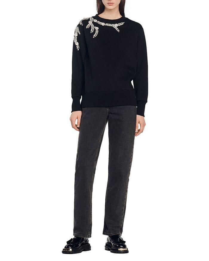AIIZIE MARCEAU EMBELLISHED SWEATSHIRT - product image