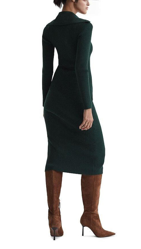 MARIA KNITTED BUTTON FRONT DRESS