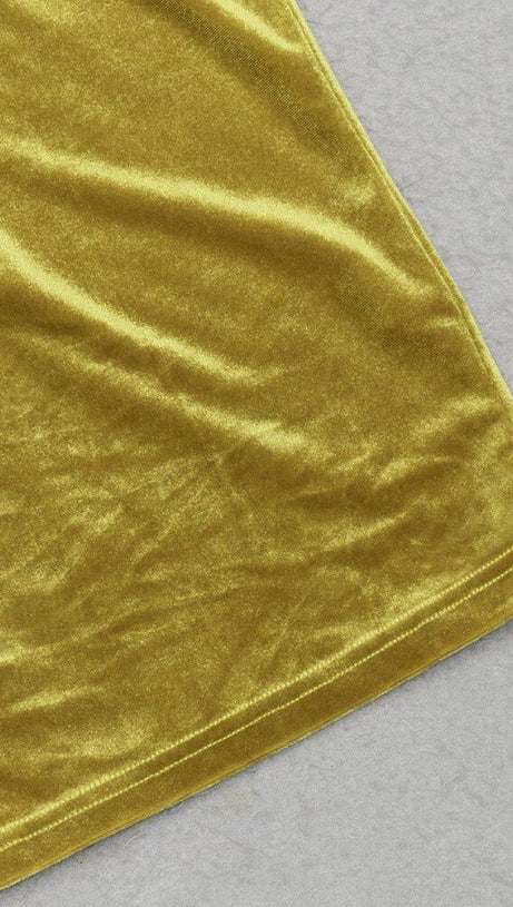 MATCHA HALTER NECK STRAPLESS SLEEVELESS PLEATED MAXI DRESS