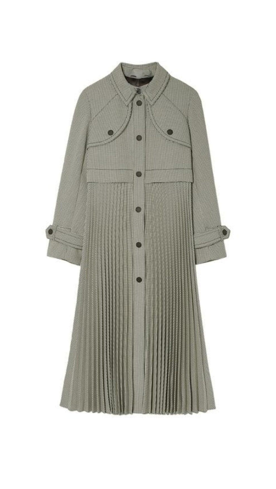 MATHILDA PLISSIERTER TRENCHCOAT 