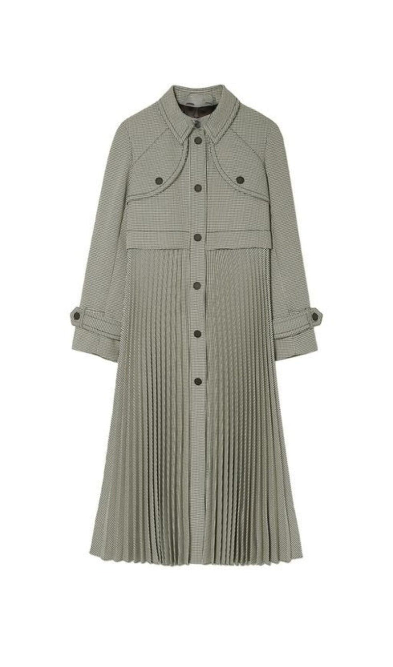 MATHILDA PLEATED TRENCH COAT