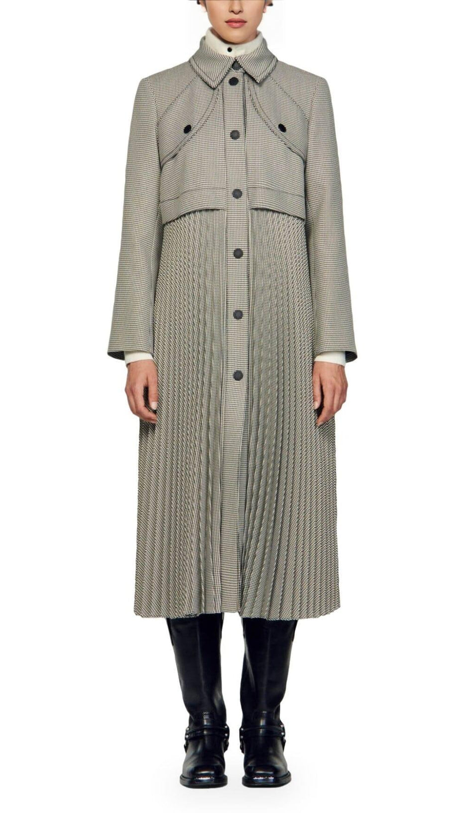 TRENCH PLISSETTATO MATHILDA 