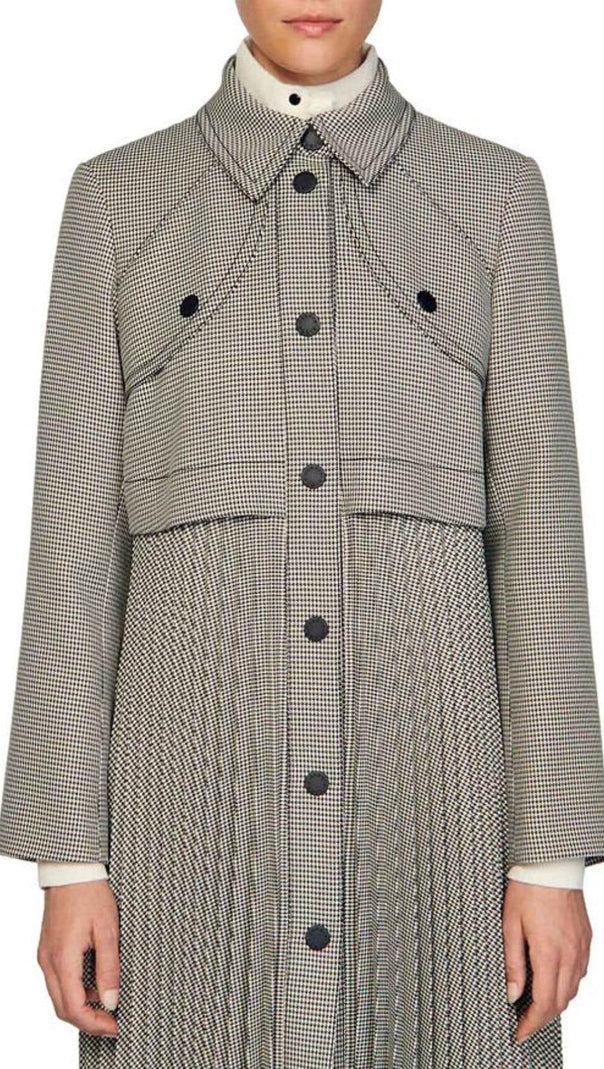 AIIZIE MATHILDA PLEATED TRENCH COAT - product image