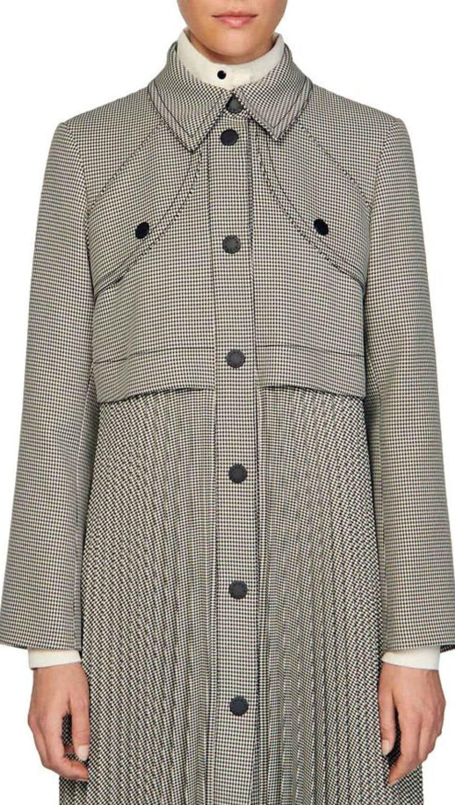 TRENCH PLISSETTATO MATHILDA 