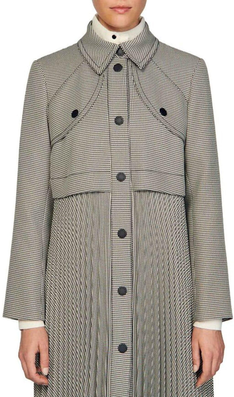 MATHILDA PLEATED TRENCH COAT