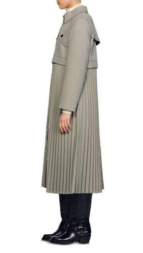 TRENCH PLISSETTATO MATHILDA 