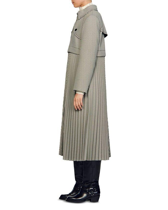 AIIZIE MATHILDA PLEATED TRENCH COAT - product image