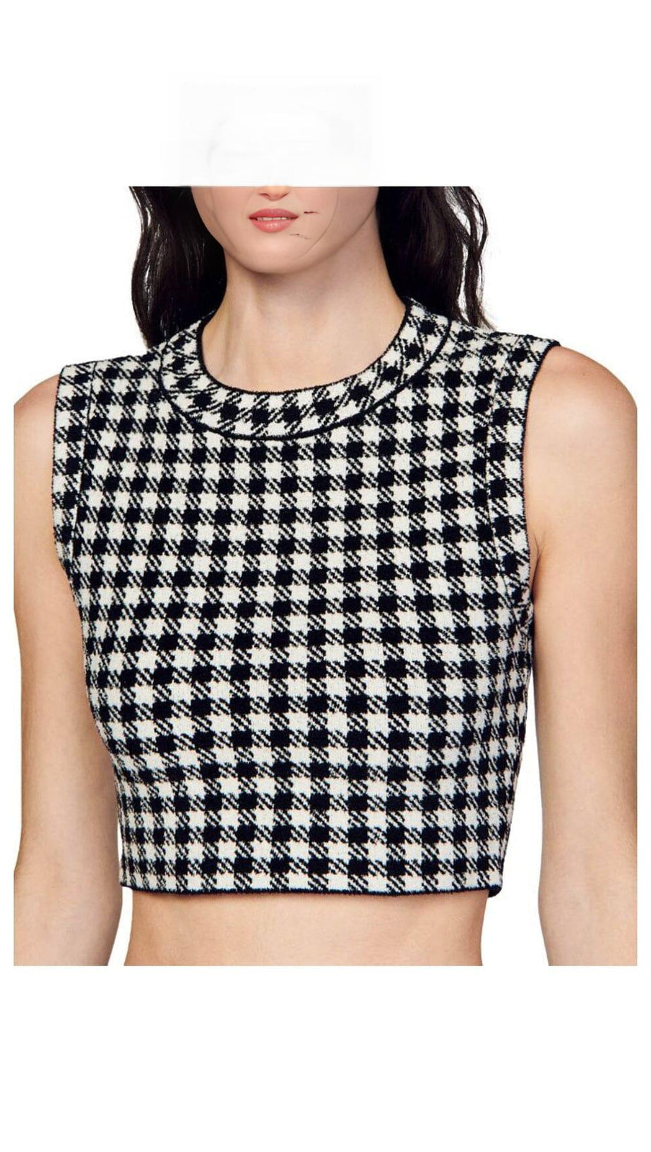 MEELOU SLEEVELESS KNIT SWEATER TOP