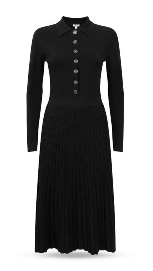 AIIZIE MIA PLEATED KNIT DRESS - product image
