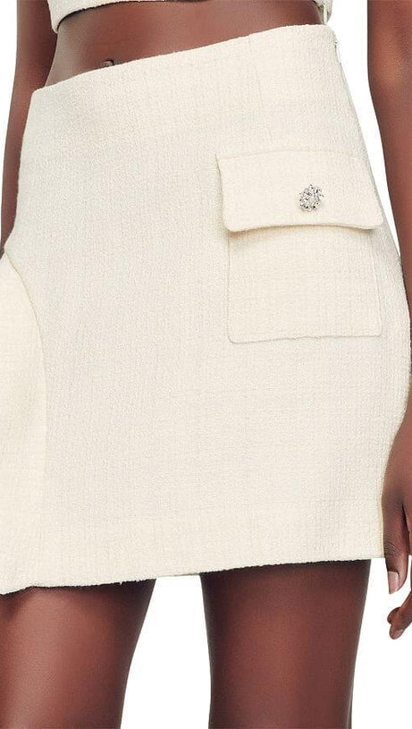 MINIE FOLDOVER TRIM MINI SKIRT