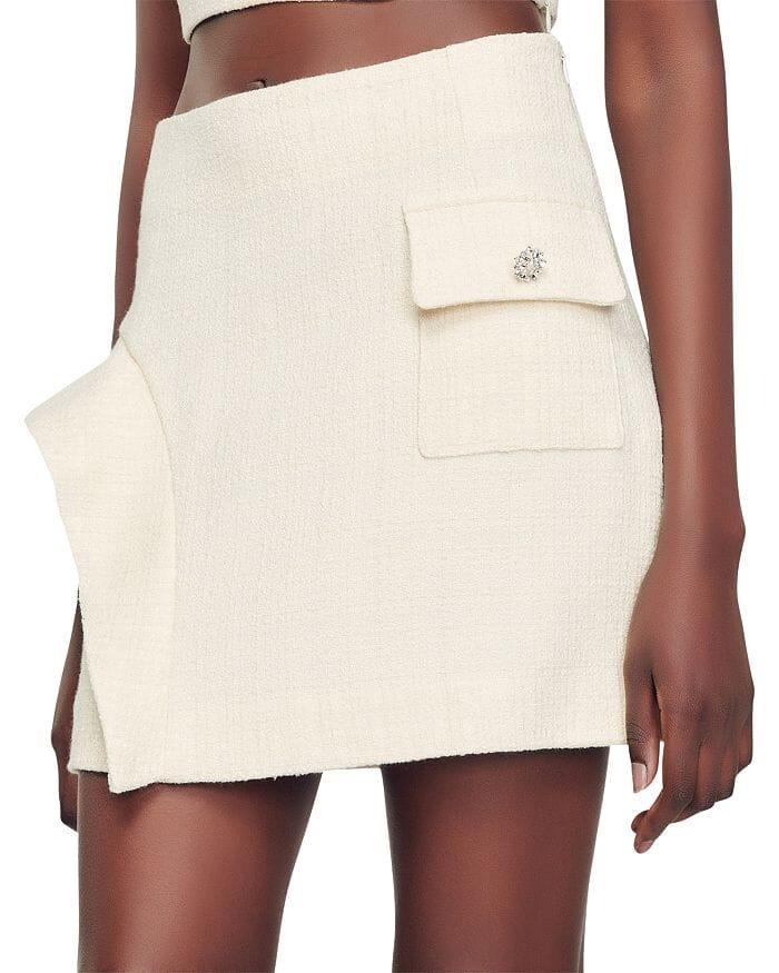 AIIZIE MINIE FOLDOVER TRIM MINI SKIRT - product image