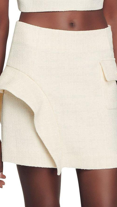 MINIE FOLDOVER TRIM MINI SKIRT