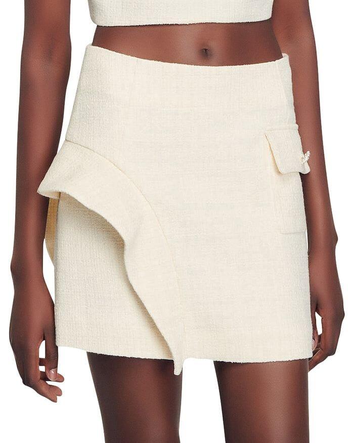 AIIZIE MINIE FOLDOVER TRIM MINI SKIRT - product image