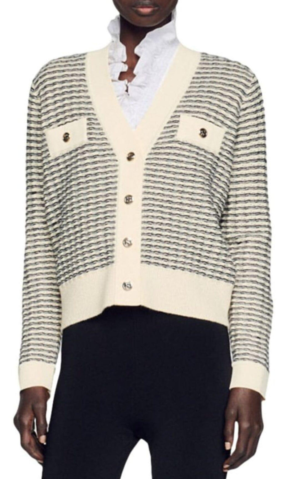 CARDIGAN A RIGHE OTTOBRE 